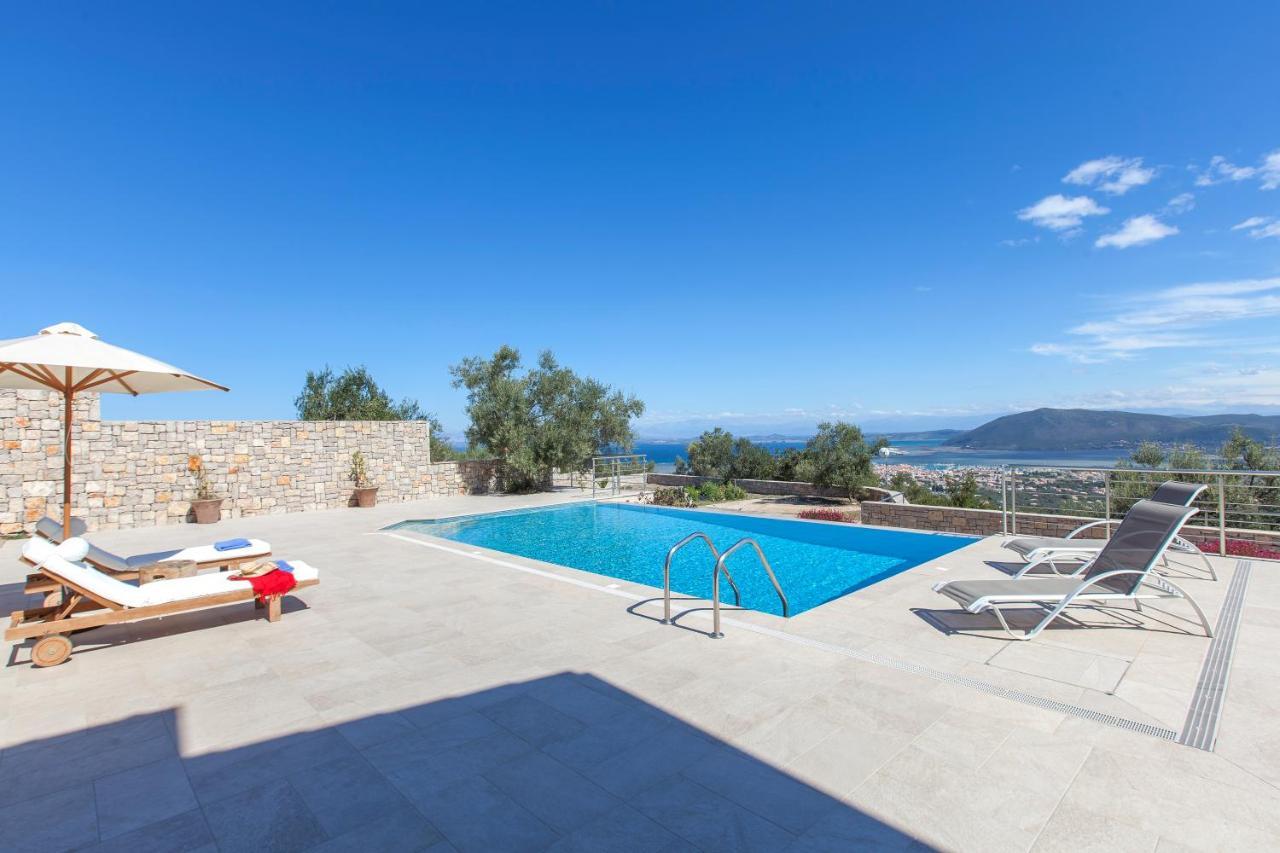 Alivia Lefkas Luxury Villas Apolpaina Eksteriør bilde