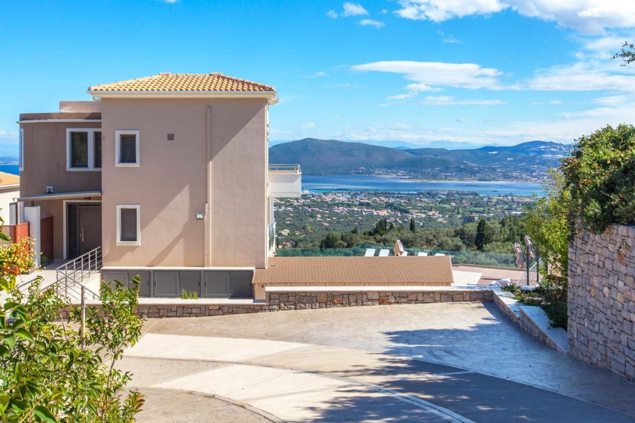 Alivia Lefkas Luxury Villas Apolpaina Eksteriør bilde