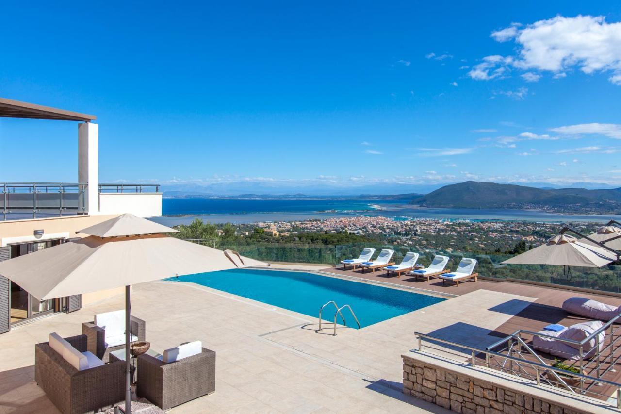 Alivia Lefkas Luxury Villas Apolpaina Eksteriør bilde
