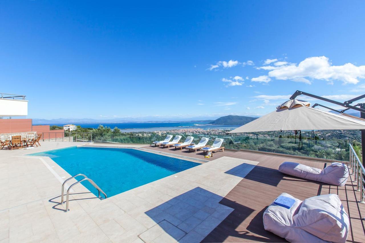 Alivia Lefkas Luxury Villas Apolpaina Eksteriør bilde